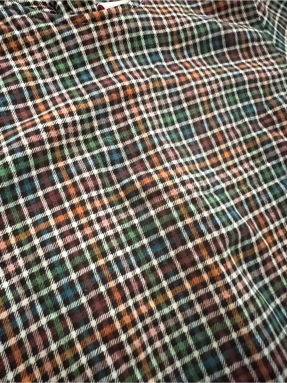 Boboli Plaid Long Sleeve Dress | Size 6 (116 cm) | Fall Holiday Dress